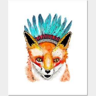 Fox Shaman Posters and Art